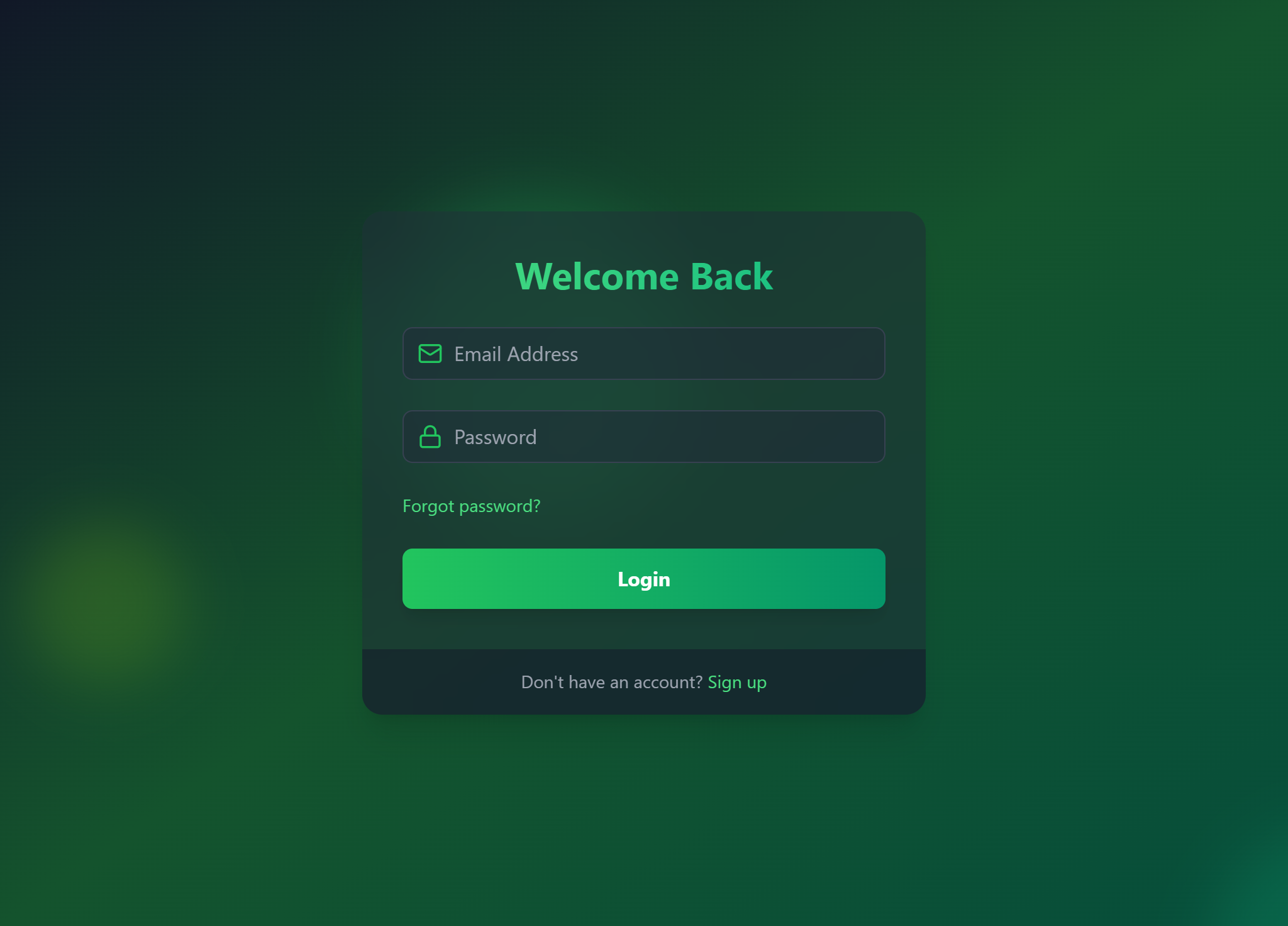 Authentication using Email and Password Preview